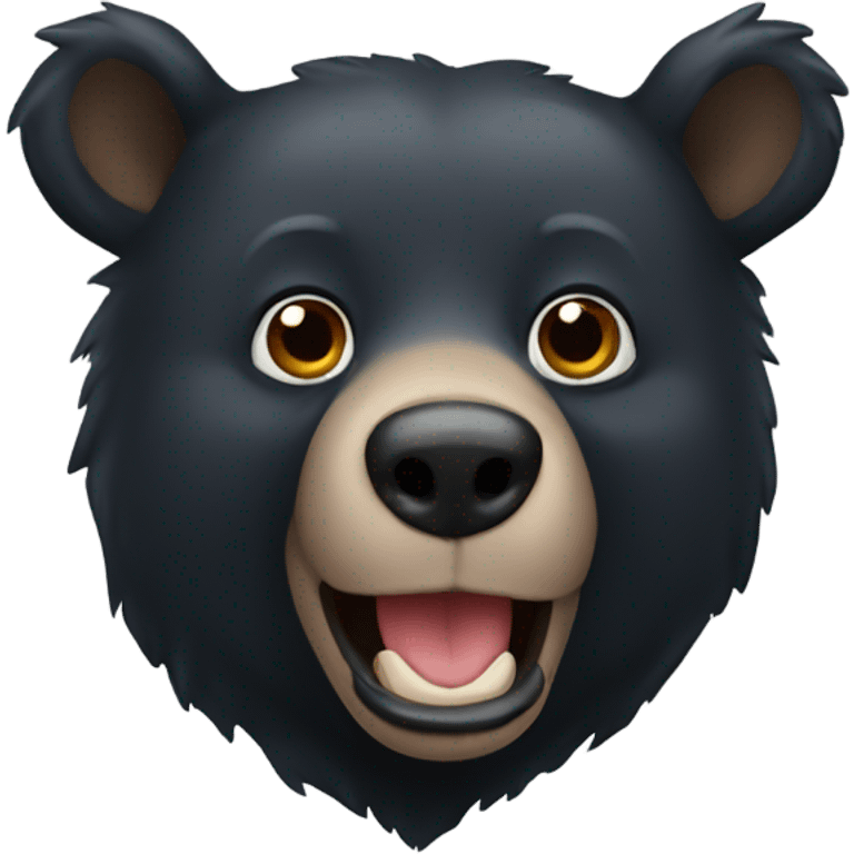 black bear emoji