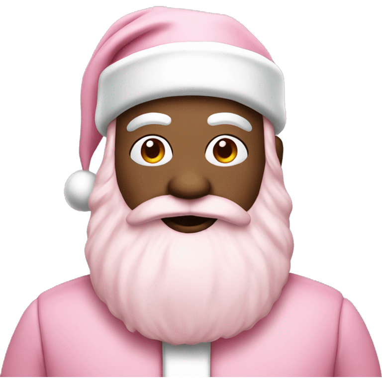 Light pink Santa  emoji