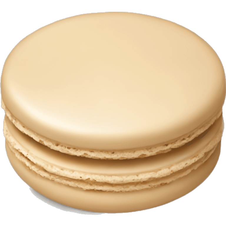 beige Macaron emoji