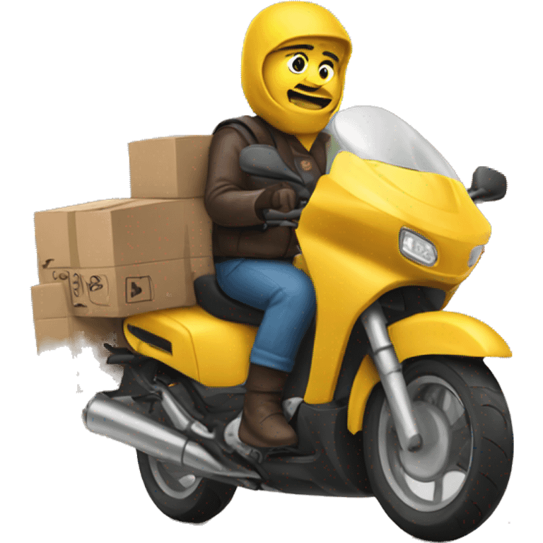 Moto delivery emoji