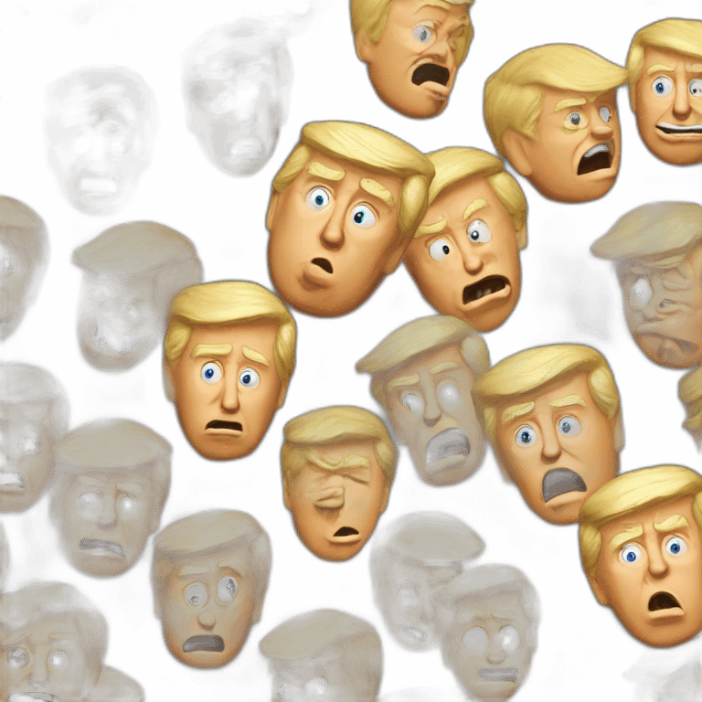 Trump qui fait caca emoji