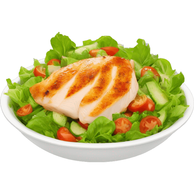 salad chicken breast paprika  emoji