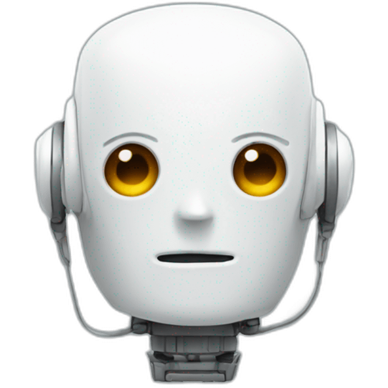 White robot  emoji