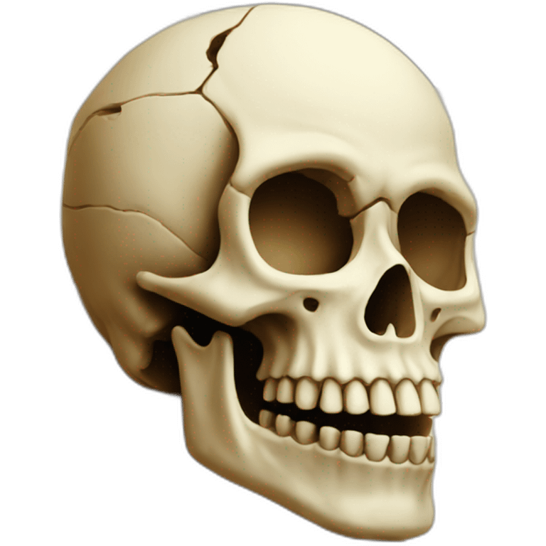  skull on book   emoji