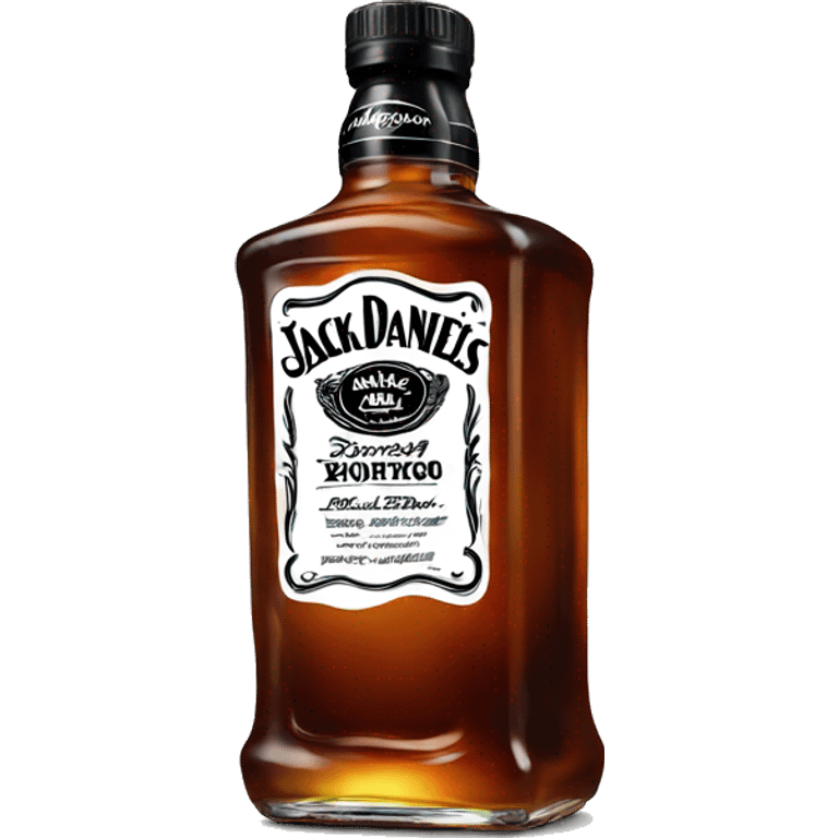 Bottle of jack daniels emoji