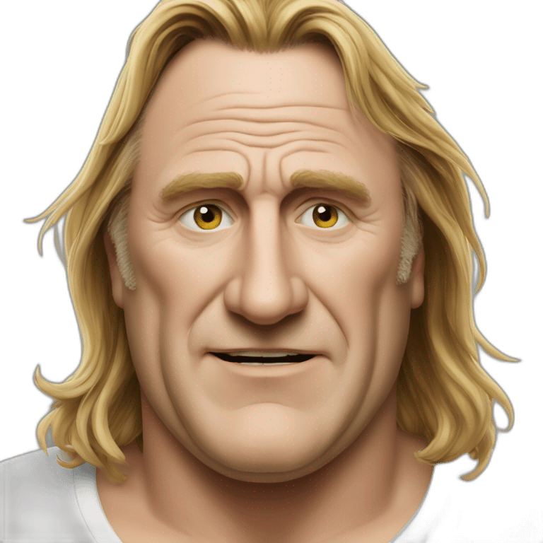 Depardieu surf emoji