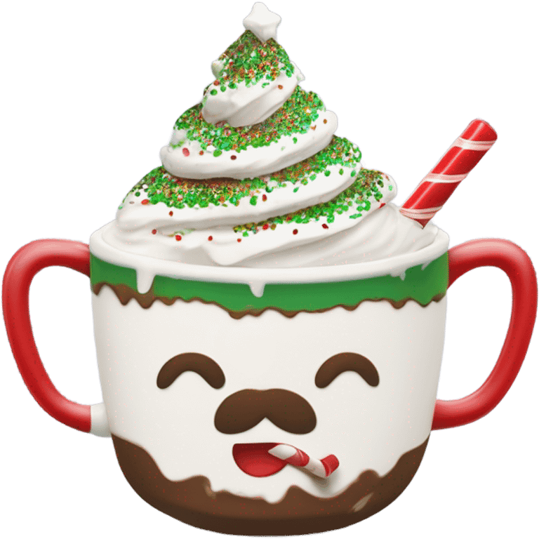 Christmas hot chocolate  emoji