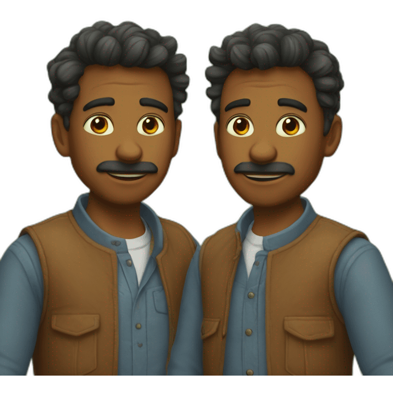 deux frère deux fauves emoji