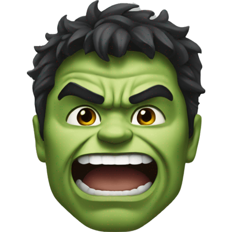 Hulk happy emoji