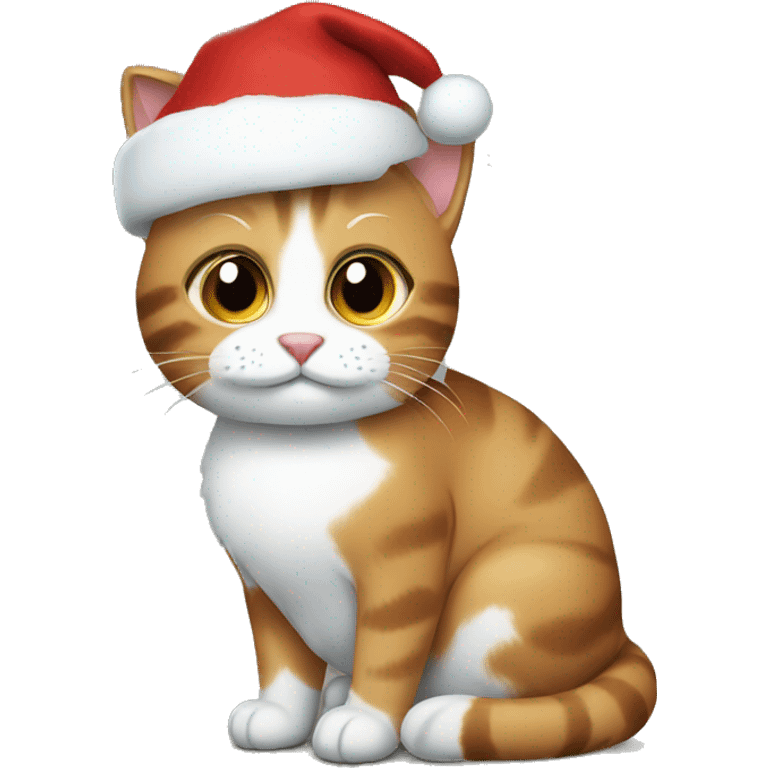 Christmas cat emoji