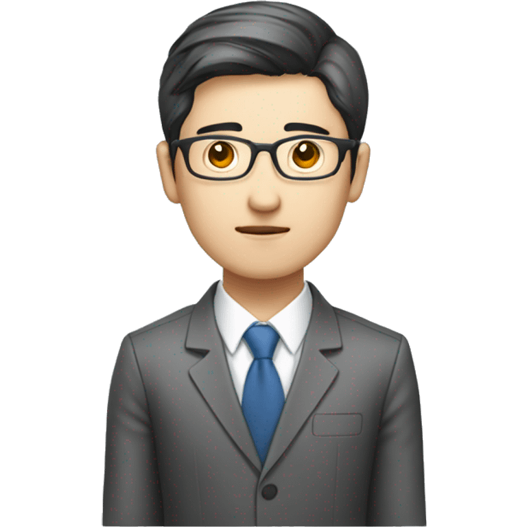 data analyst. Korean. Professional. Male emoji