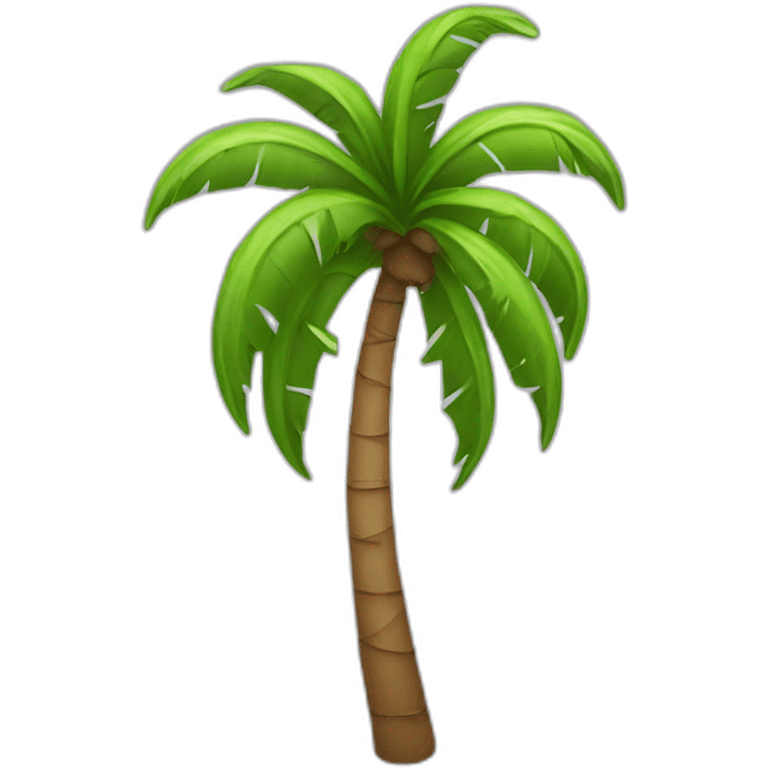 palm tree laughing emoji