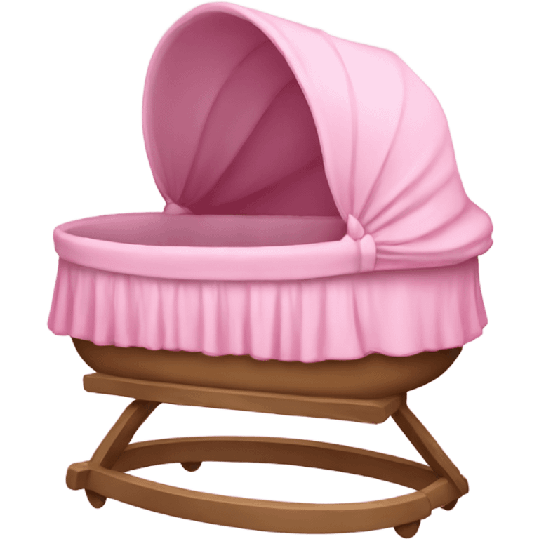 Pink bassinet  emoji