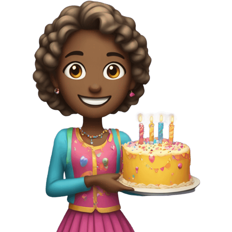 Birthday girl emoji