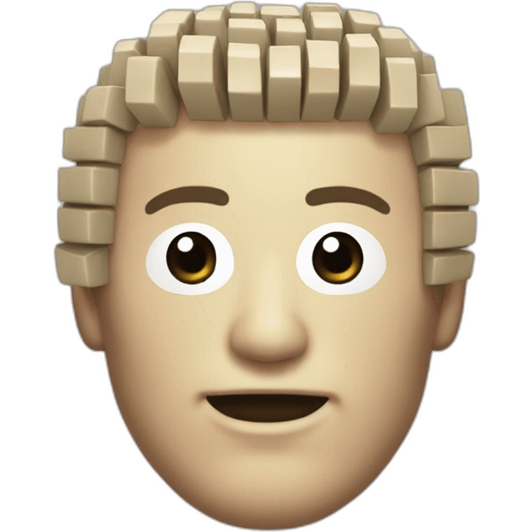 8bit brain man emoji