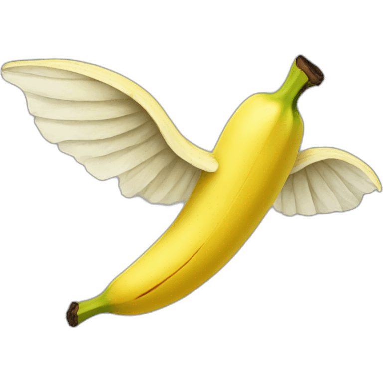 Flying banana emoji