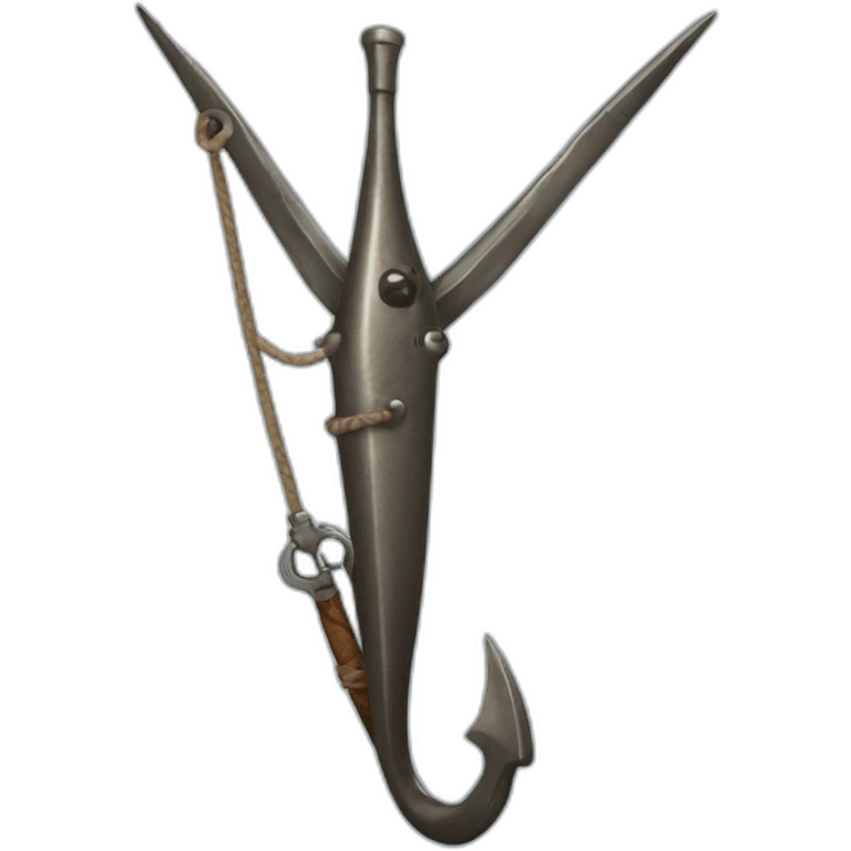 hook harpoon emoji