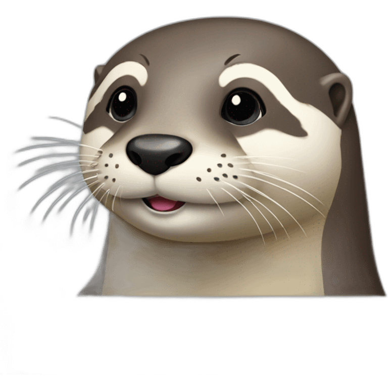 Loutre cœur emoji