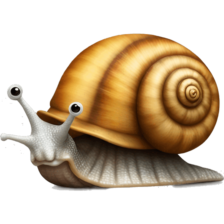 Snail with hat emoji