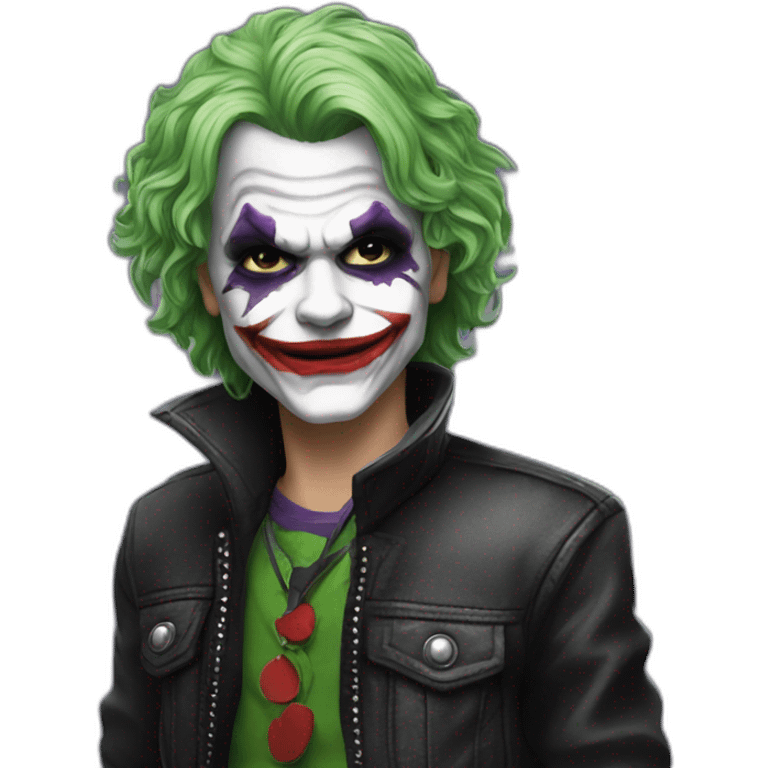 Boy rocker Joker  emoji