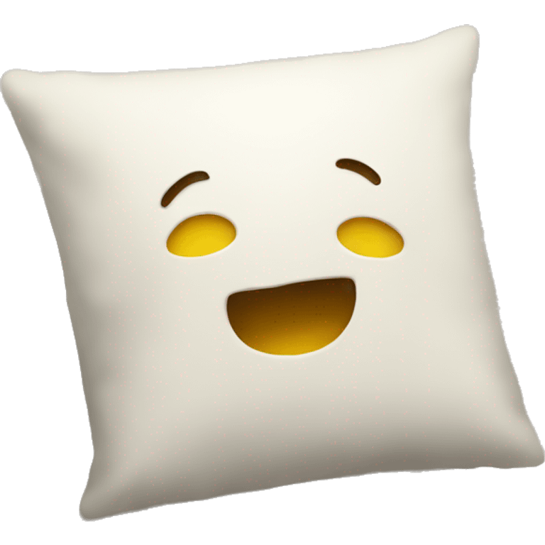 talking to a pillow emoji