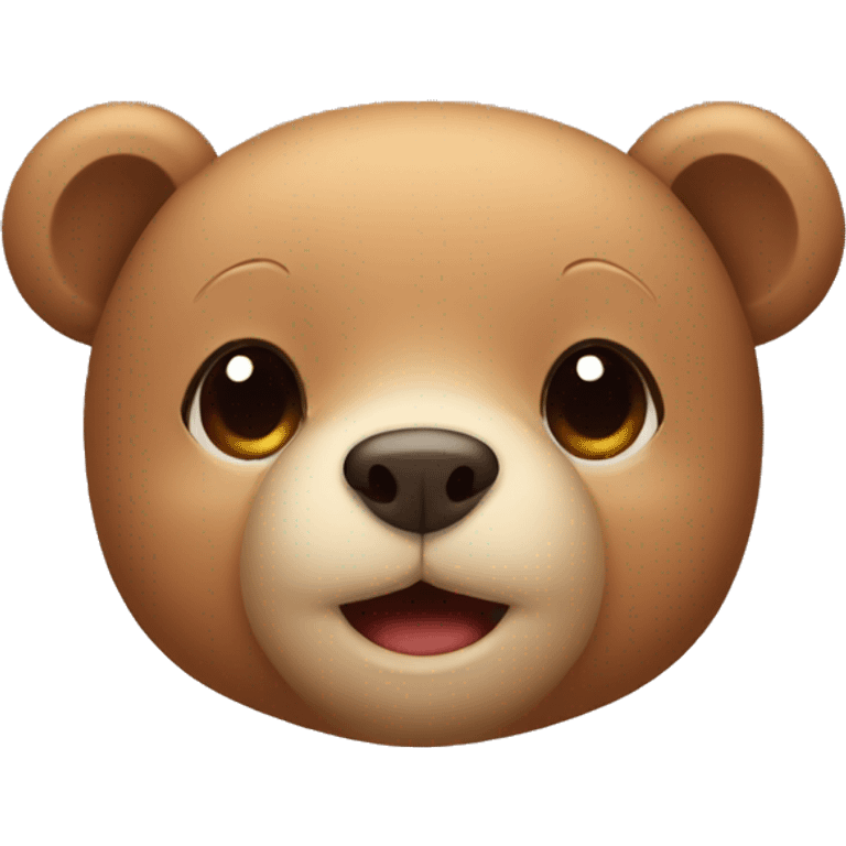 Cute teddy bear emoji