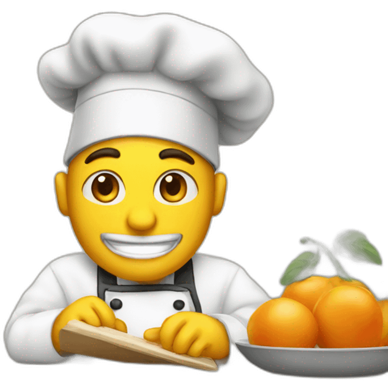 chef recipe reading emoji