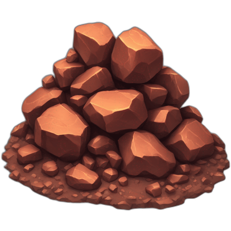 pile of cobalt ore emoji