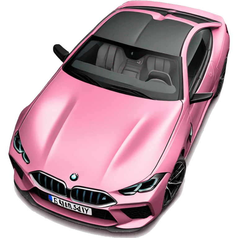 BMW m8 pink emoji