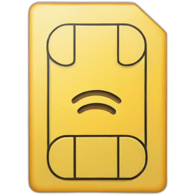 mobile sim card emoji