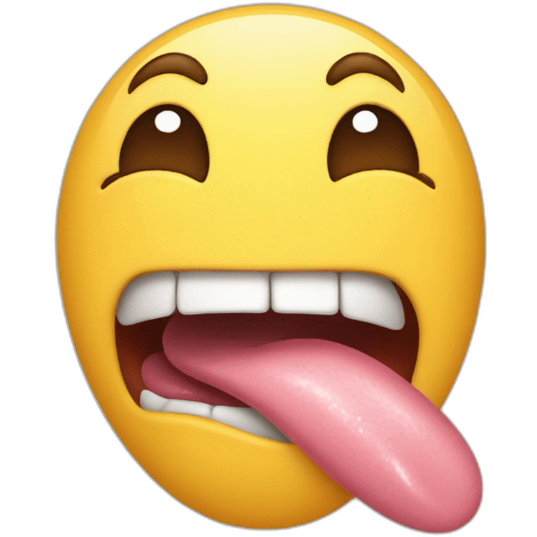 licking tongue emoji