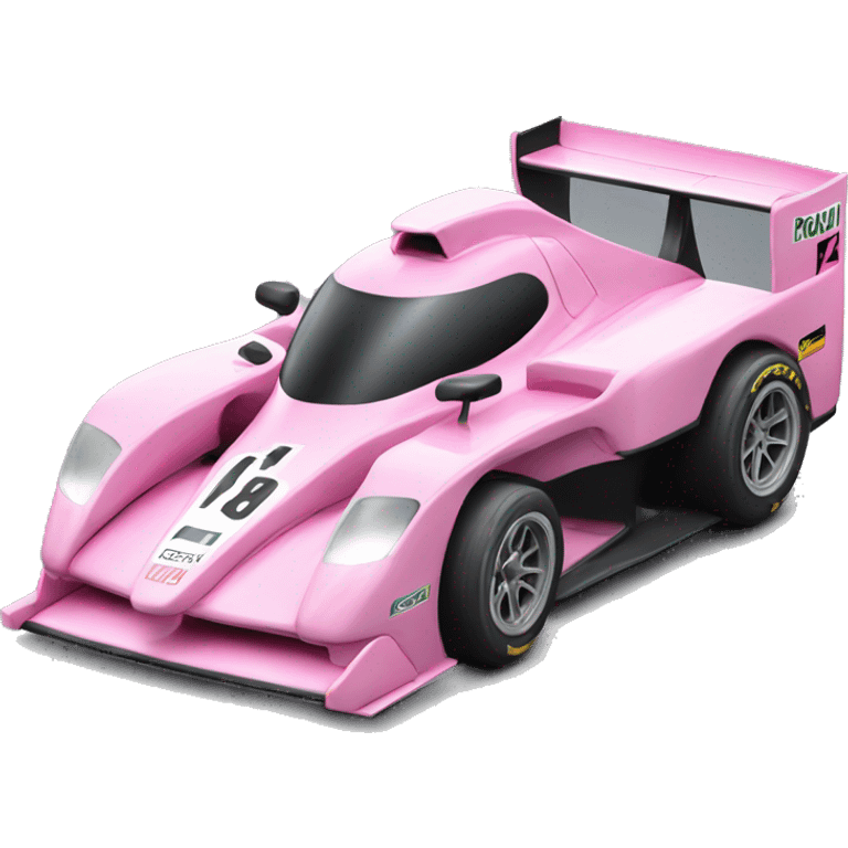 Car formula 1 pink emoji