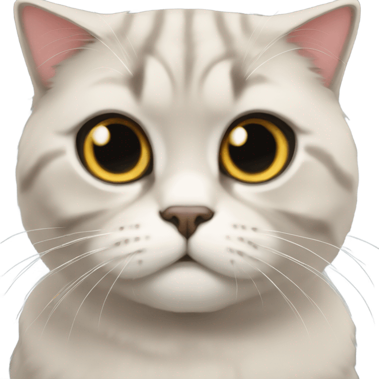 Scottish cat fold emoji