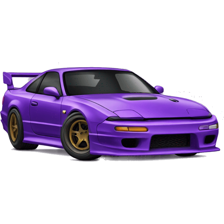 purple race car 240sx emoji