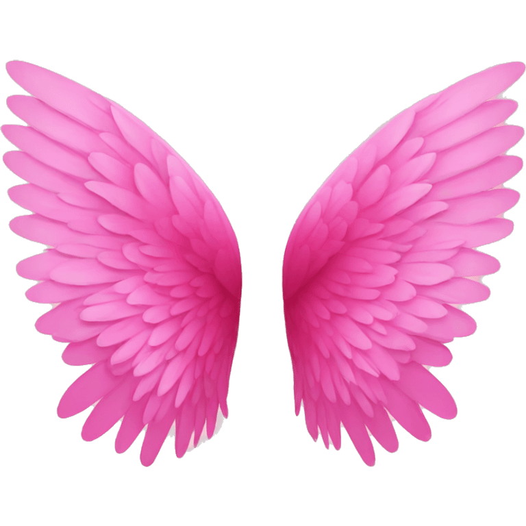 pink wings emoji