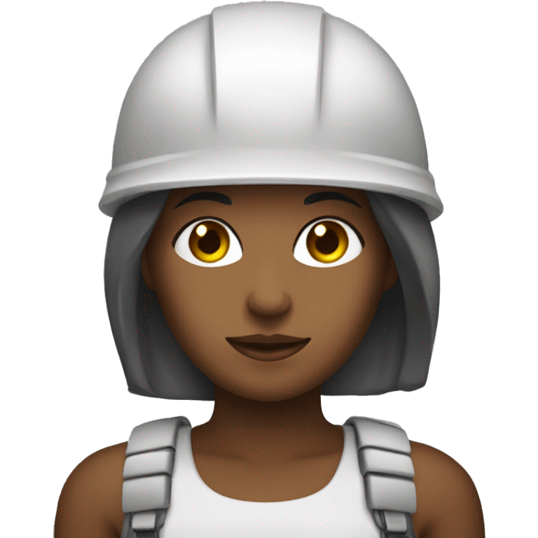 Mulher Loira, com capacete emoji