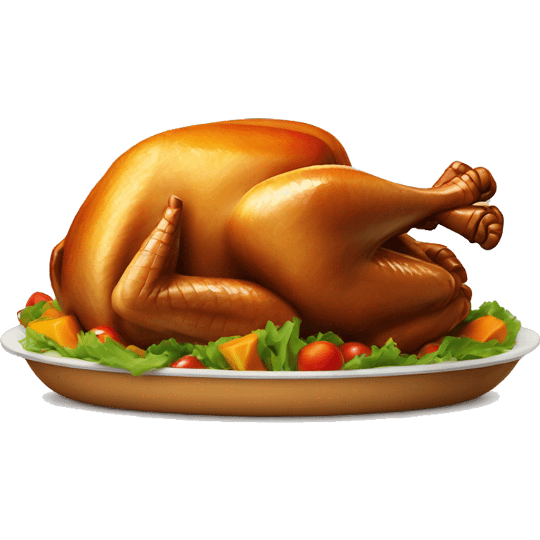 cooked  turkey emoji