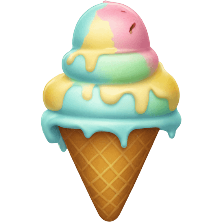 tropical ice cream  emoji