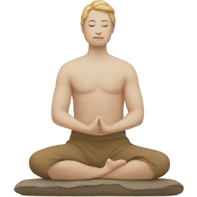 meditation emoji