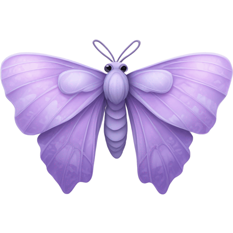 singular lilac moth emoji