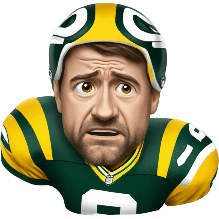 Aaron rogers crying emoji