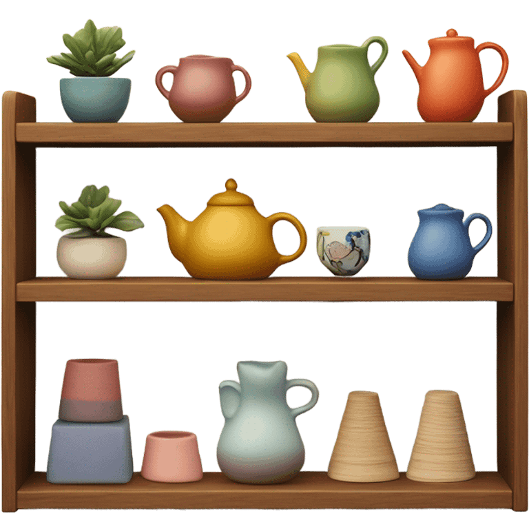 homewares on tiny shelf emoji