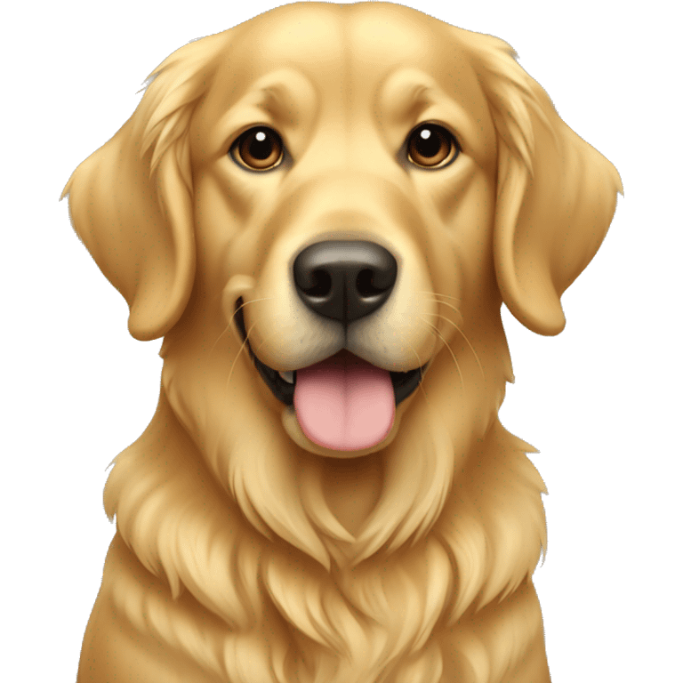 Gold retriever  emoji