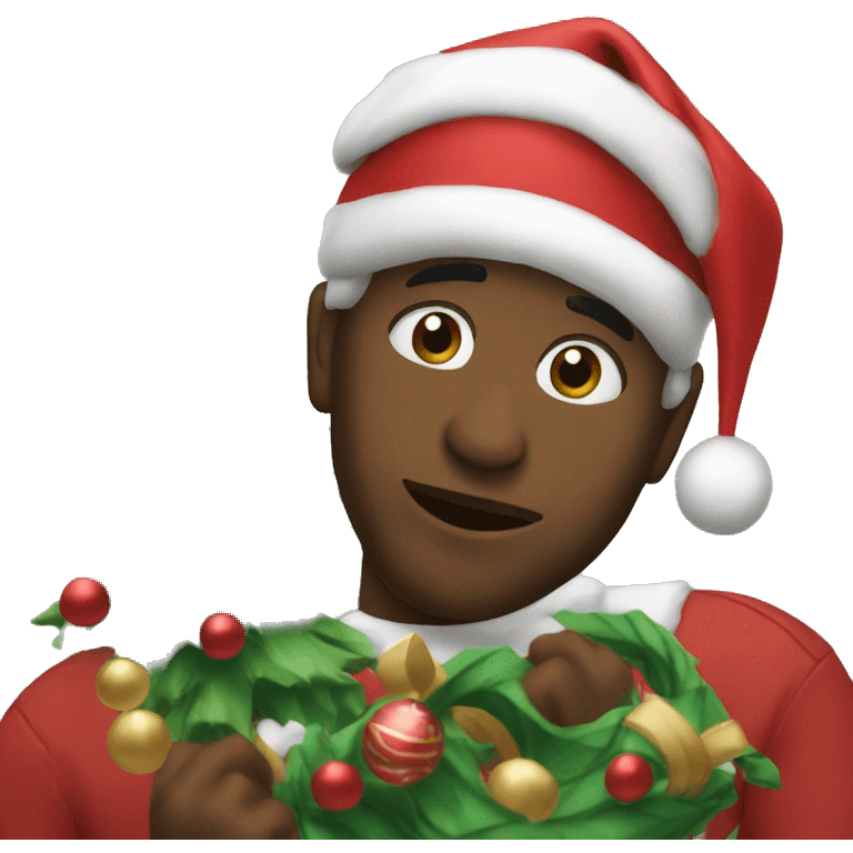 Christmas night emoji