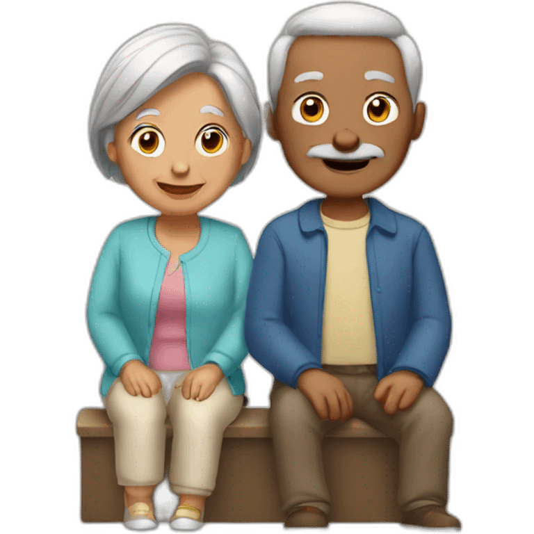 2 grandparents emoji