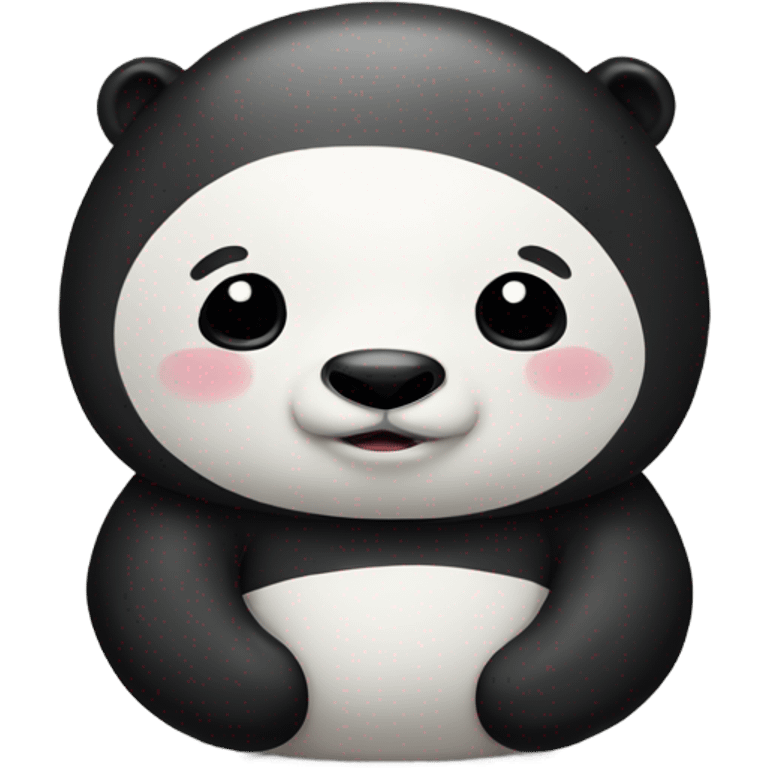 A fat panda emoji