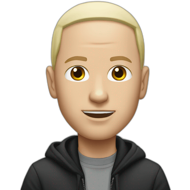 Has un sticker de eminem emoji