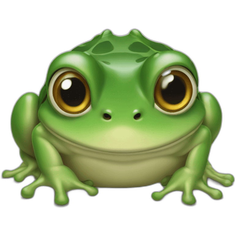 Grenouille musclée emoji