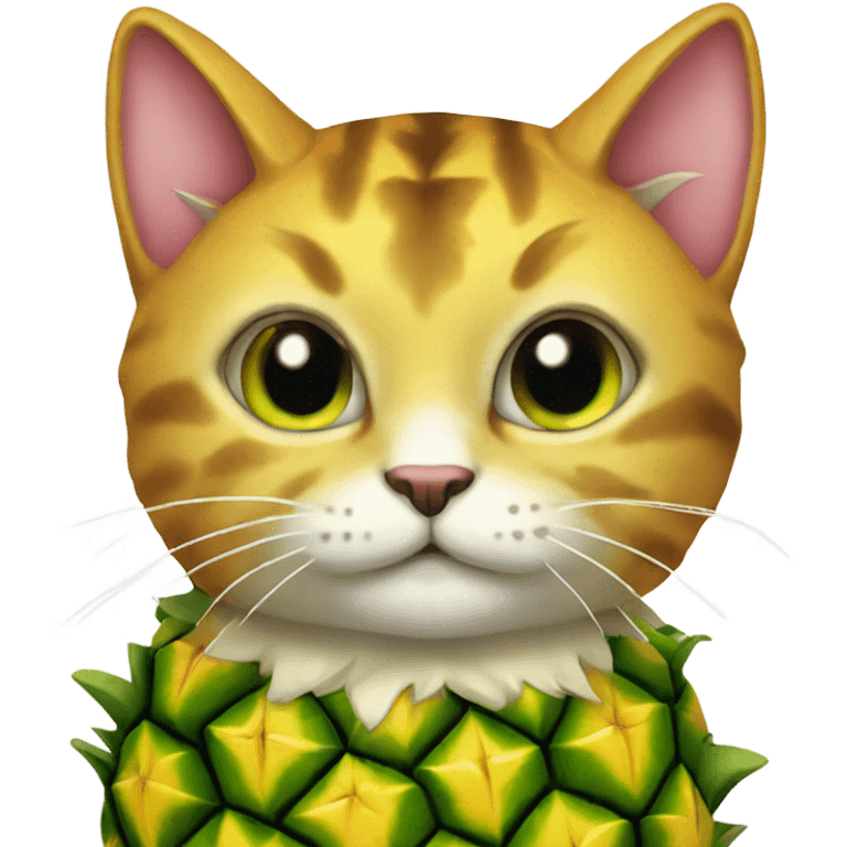 Pinapple cat emoji