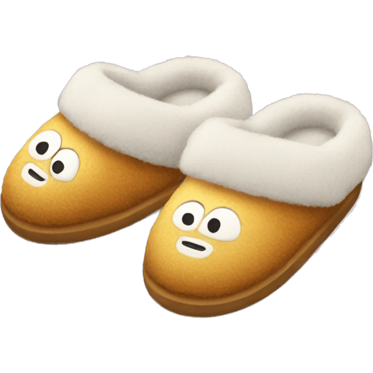 Fuzzy slippers emoji